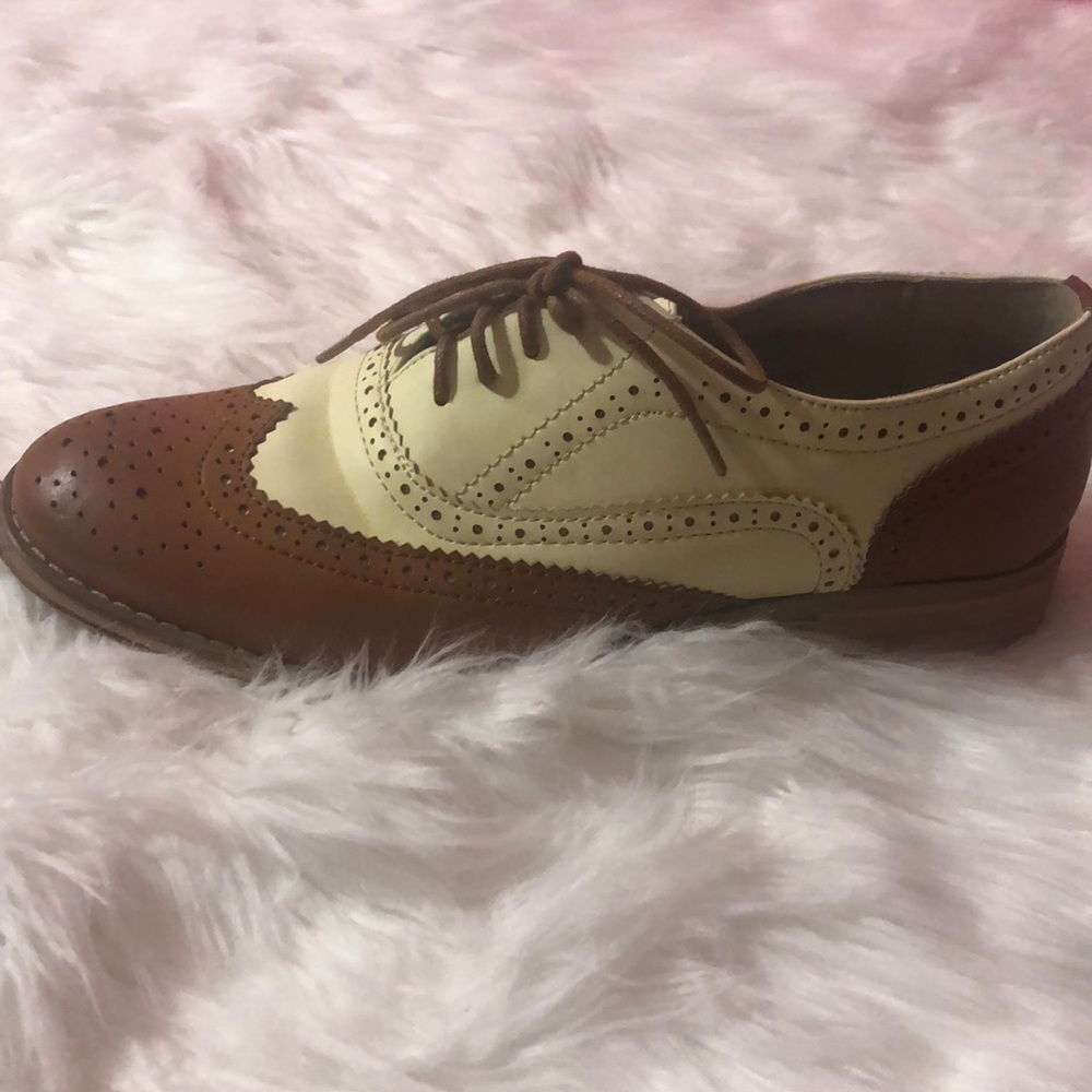 Tan class shoes